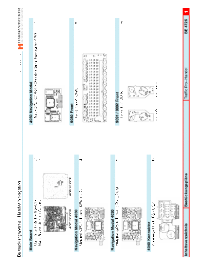 Becker Traffic Pro BE4726 Becker Traffic Pro BE 4726 (BE4726) - german service manual, schematics (diagram), PCB view and part list.