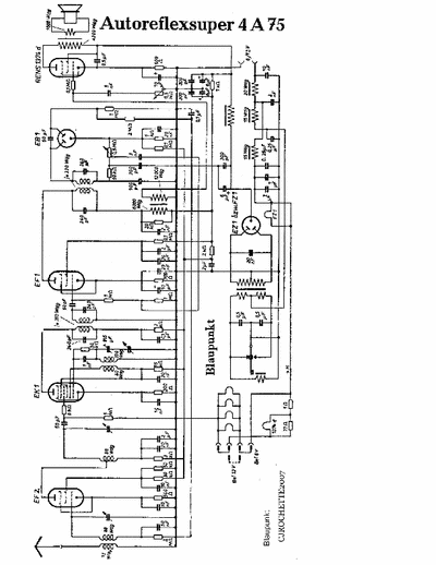 Blaupunkt 4A75 schéma electrique