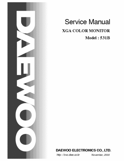 DAEWOO 531B 531B schematics