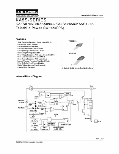   Power supply IC for monitors