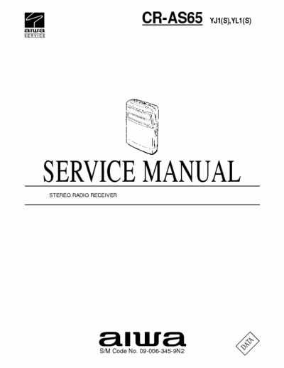 Aiwa CR-AS65 Service Manual - Stereo Radio Receiver - pag. 12