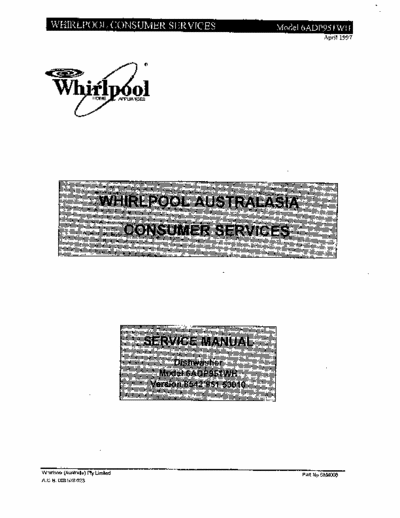 whirlpool 6ADP951WH_Ver854295153010 whirlpool 6ADP951WH_Ver854295153010 service manual