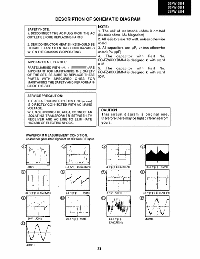 sharp 56fw53 schematic