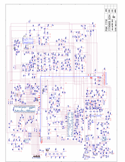 Proview RF 777K Main board Schematic