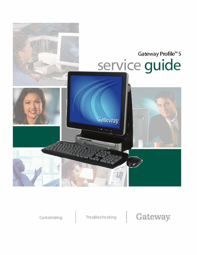 Gateway Profile 5 Gateway Profile 5 series notebook service manual