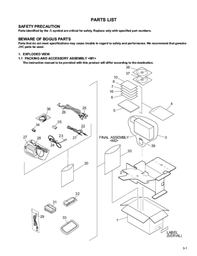 JVC GR-D70U Schematic