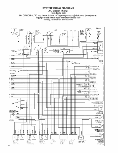 BMW 318i shematics