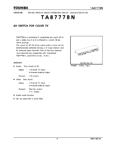 TOSHIBA TP48D90 SCHEMATICS