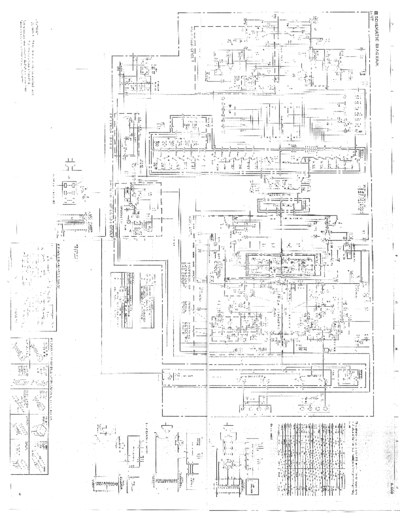 Yamaha A-500 integrated amplifier - modified scheme linked from multiple parts