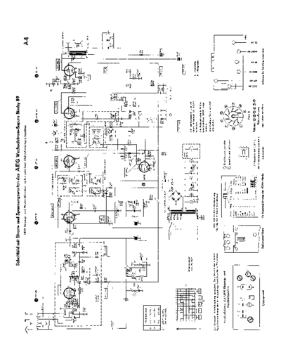 AEG Wechselstromsuper Bimby 59 schematic and print