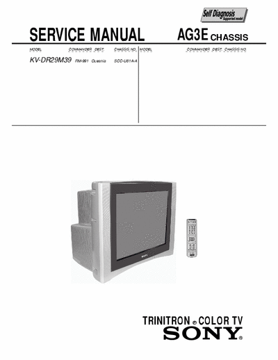 SONY AG-3E Sony AG-3E SERVICE MODE