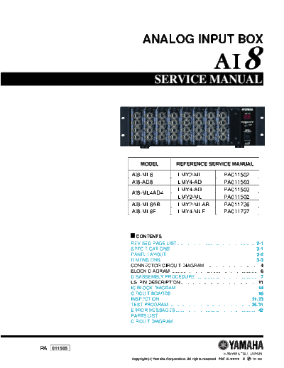 Yamaha PM1D digital mixing system