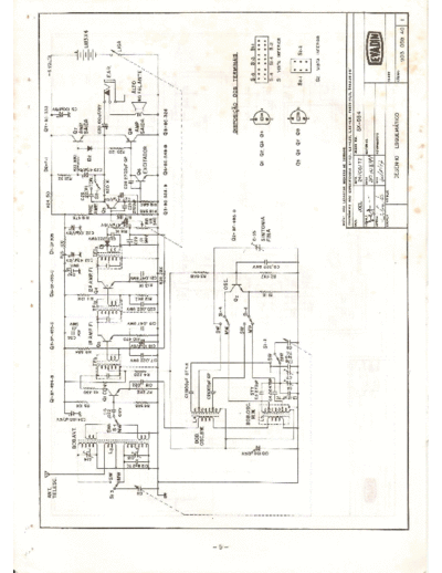 Aiko BX-584 Schematics