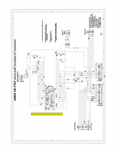 aiwa VX-T147 schematic