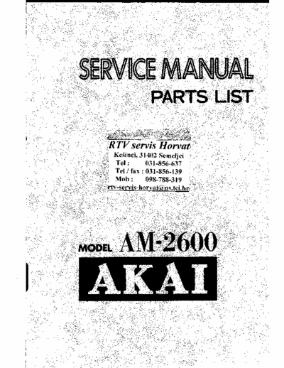 Akai AM2600 integrated amplifier