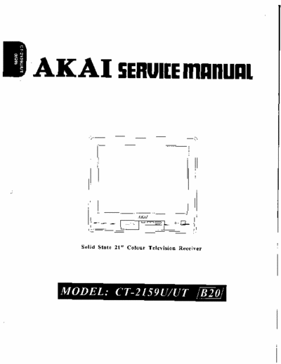 AKAI CT2159SM Tv Akai continua seria sasielor importante