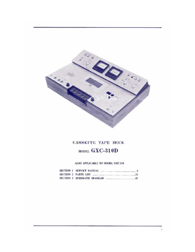 AKAI GXC-310D Cassette deck AKAI GXC-310D colors service manual.