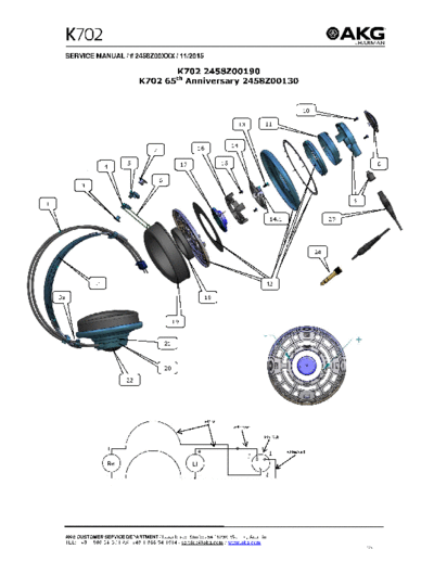 AKG K702 AKG_K702_Service_Documentations