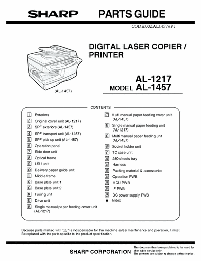 SHARP  Sharp 1217