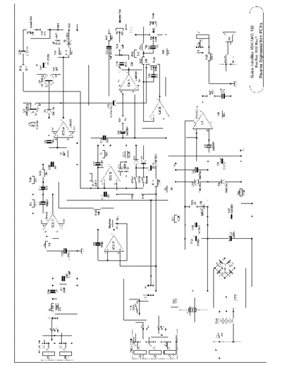 AMC 120 Reverse engineered schematics of an AMC120 Guitar Amp.
Rev 2 has main schematic tidied up and simplified, with minor coorectionx