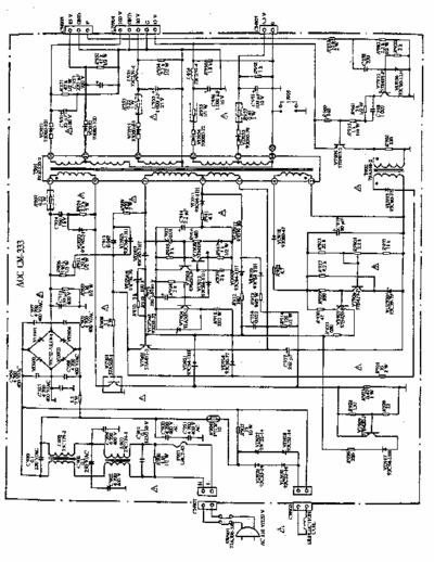 AOC CM333 AOC CM333 schematic