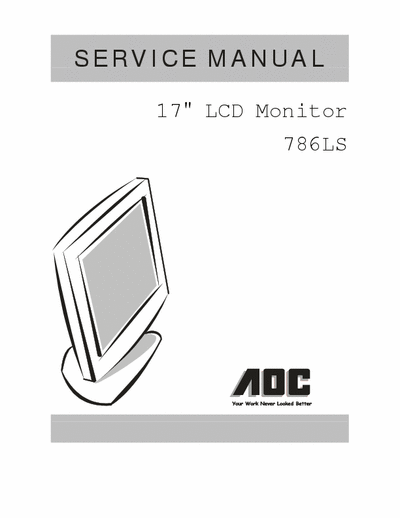 AOC 786LS Schematic
