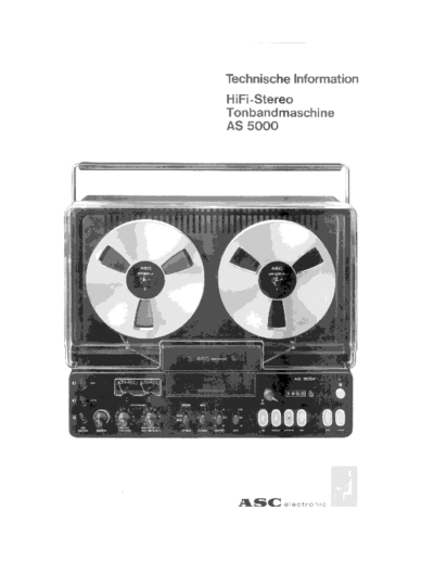 ASC AS 5000 service manual