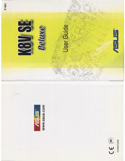 ASUS K8V SE Deluxe User Guide motherboard pc (hardware information & Bios setup) part 1/2 pag. 42(x 2)