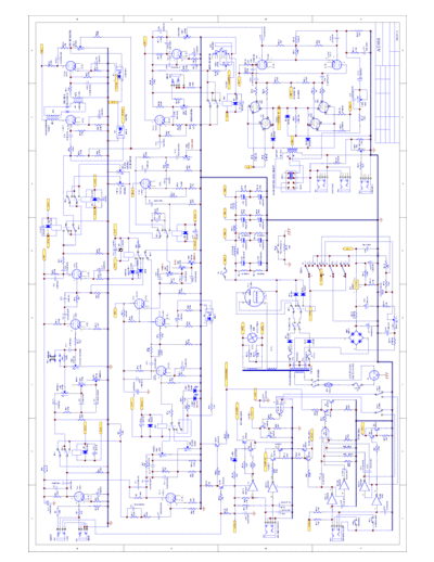 B-52 AT-100 Guitar amplifier schematic diagram