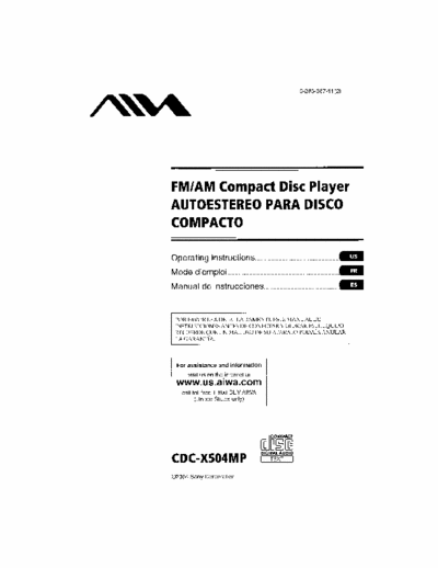 AİWA cdc-x504mp AİWA cdc-x504mp