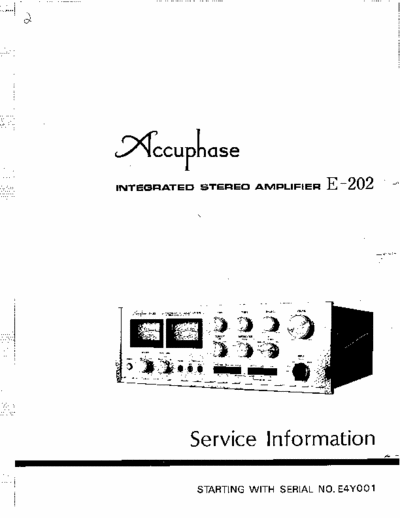 Accuphase E202 integrated amplifier