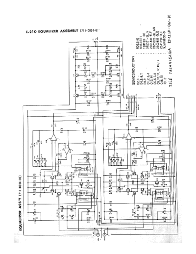 ACCUPHASE E-210 Integrated Stereo Amplifier
Schematic Diagram