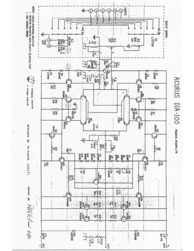 Accurus DIA100 power amplifier