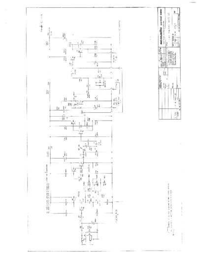 Acoustic 117, 118 Schematics