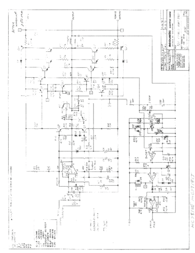 Acoustic 727 Power Amplifier Schematics