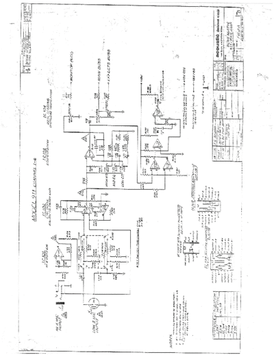 Acoustic 911 Powered Mixer Schematics