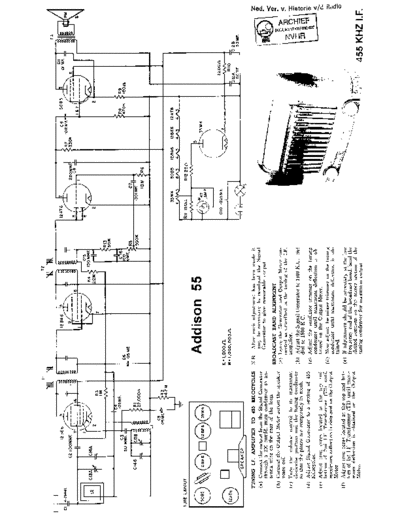 Addison 55 Radio receiver