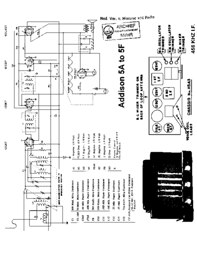 Addison 5A Radio receiver