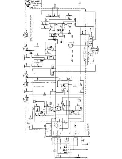 Advance OS240 Oscilloscope schematics