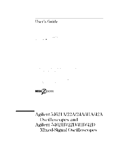 Agilent 34621a SERVICE MANUAL PDF FILES