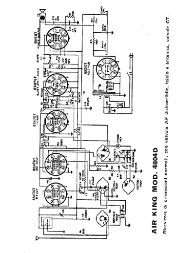 Air King 4604D Receiver Schematics