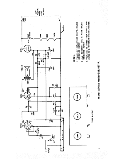 Wards Airline GDR-8511A Schematics