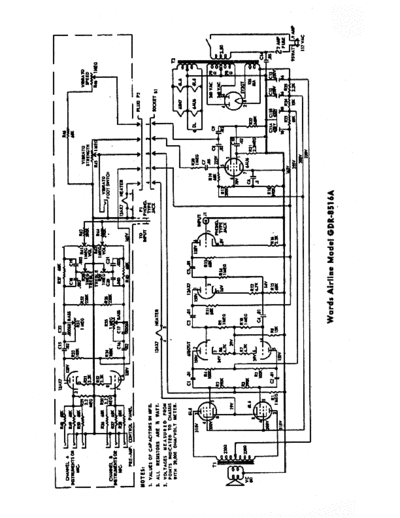 Wards Airline GDR-8516A Schematics