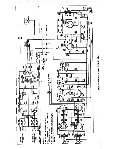 Wards Airline GDR-8517A Schematics