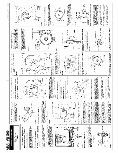 akai vs g60 akai vcr mechanical alignment