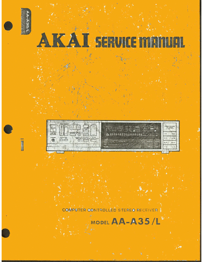 Akai AAA35L receiver