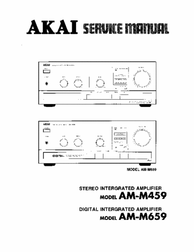 Akai AMM459 & 659 amplifier