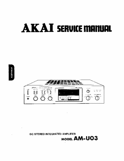Akai AMU03 integrated amplifier