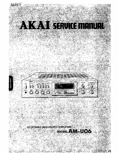 Akai AMU06 integrated amplifier