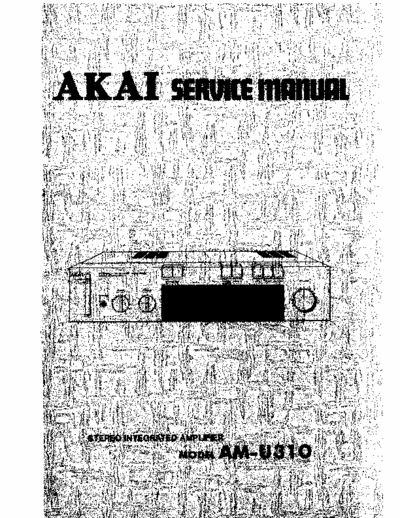 Akai AMU310 integrated amplifier